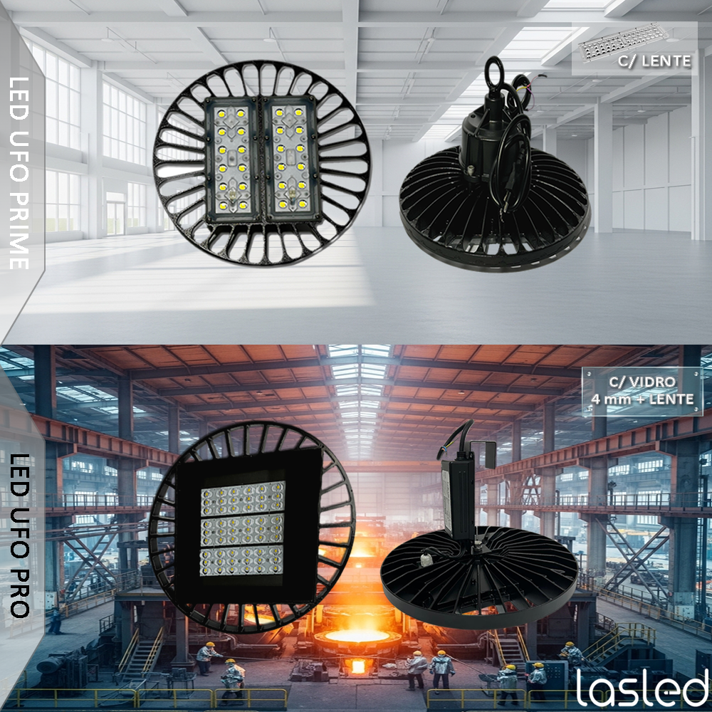 Luminária Industrial LED UFO Prime 60 Watts - 160 Lm/W