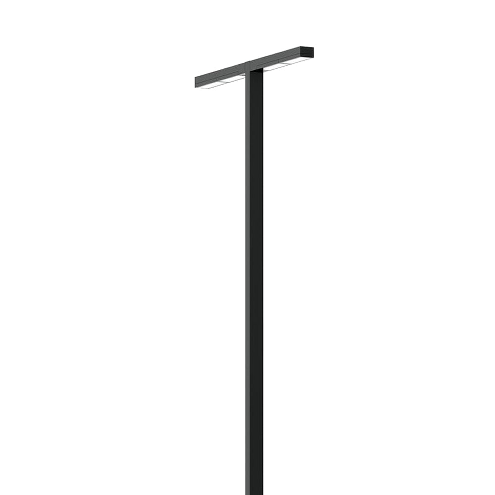 Poste LED Integrado Urban Line 4 Metros Duplo 200 Watts - 160Lm/W