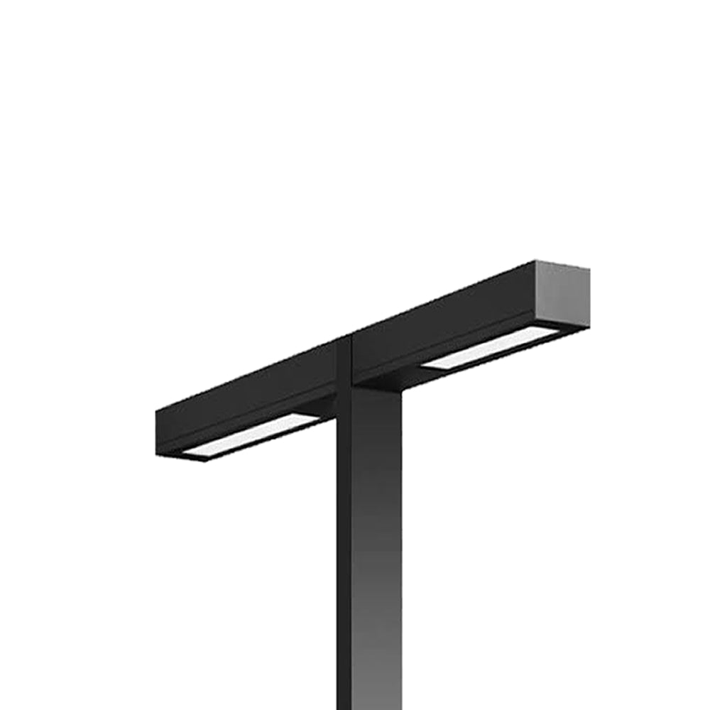 Poste LED Integrado Urban Line 3 Metros Duplo 100 Watts - 160Lm/W